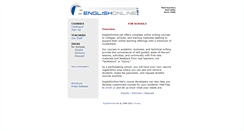 Desktop Screenshot of edu.englishonline.net