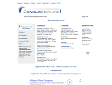 Tablet Screenshot of englishonline.net